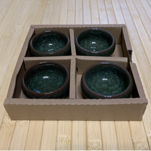 Набор пиал колотый лед нефритовые 4 шт. Photo 2